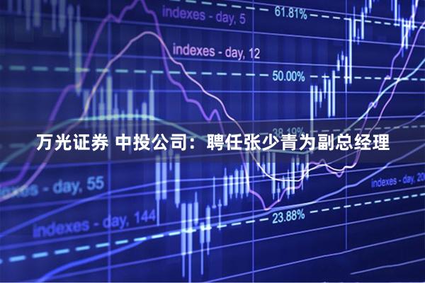 万光证券 中投公司：聘任张少青为副总经理