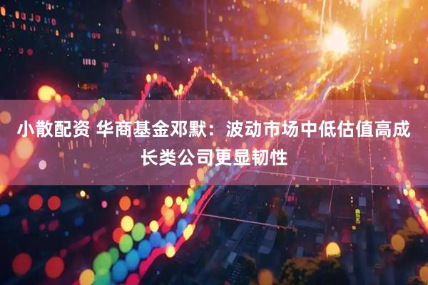 小散配资 华商基金邓默：波动市场中低估值高成长类公司更显韧性